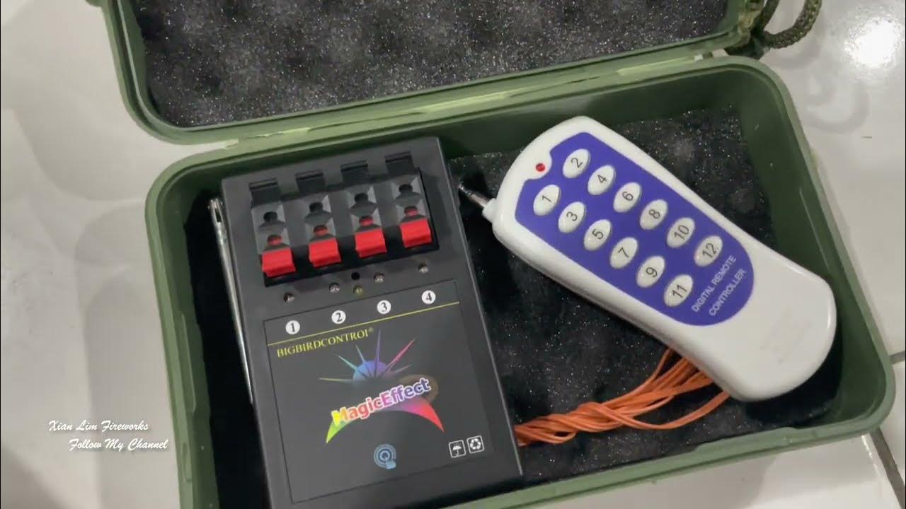 【Fireworks】remote control firework firing system , firework igniter system 远程电子遥控烟花点火器 YouTube