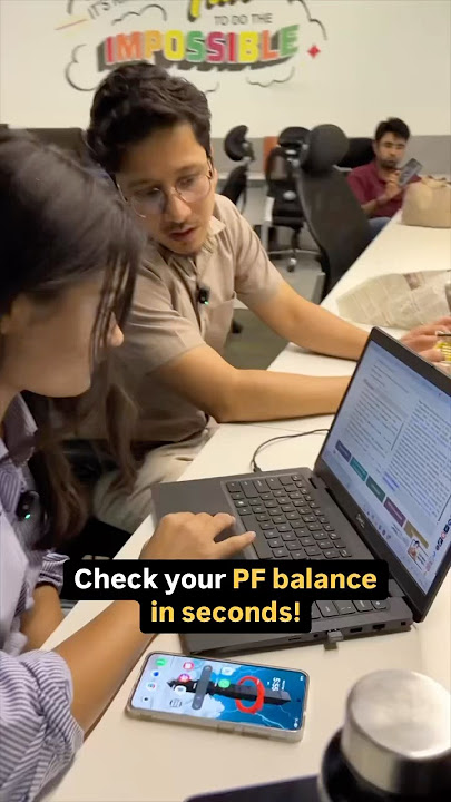 Check your PF balance in seconds!