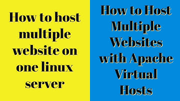 How to host multiple website one server -  Rocky Linux @RockingSupport