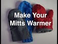 How to Line Mittens with Fleece