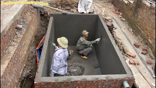 Build A Septic Tank Outside The House And Install A Complete Wastewater Filtration Pipe by Perfect Construction 9,017 views 1 month ago 32 minutes