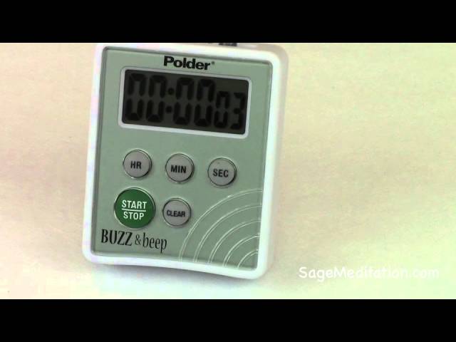 Polder Buzz and Beep Timer Vibrating Countdown Timer 