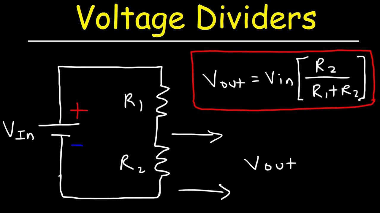 วงจร voltage divider  Update  Voltage Divider Circuit Explained!