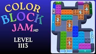 Color Block Jam Level 1113 Solution Walkthrough