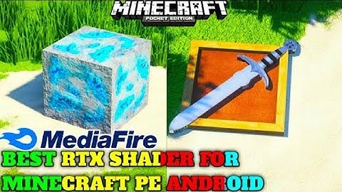 Rtx shader for Minecraft pocket edition (1.17+) || Trax || Hindi