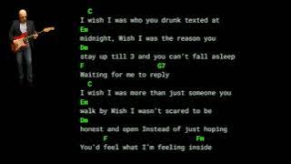 Henry Moodie - drunk text - Lyrics Chords Vocals