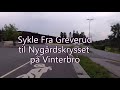 Greverud til Nygårdskrysset på Vinterbro. Gjersjøen sør, fjerne trevelt. Se flott råbukk på Sofiemyr