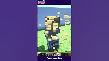 Minecraft #Shorts | Easy Auto smelter 1.17