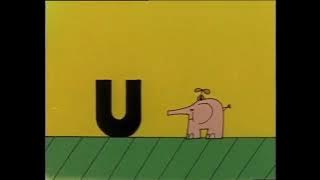 Elefantbokstäver - U