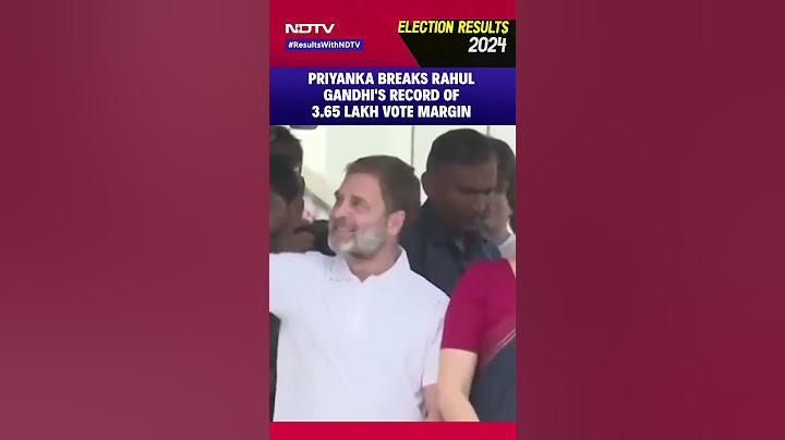 Priyanka Gandhi Wayanad | Debutant Priyanka Gandhi Breaks Rahul's Record Of 3.65 Lakh Vote Margin