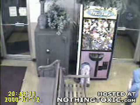 Girl Gets Stuck Inside Vending Machine