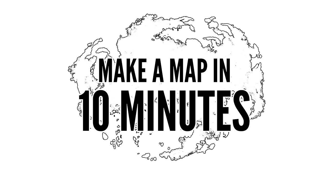 How To Easily Make A Map In 10 Minutes With Photoshop Youtube