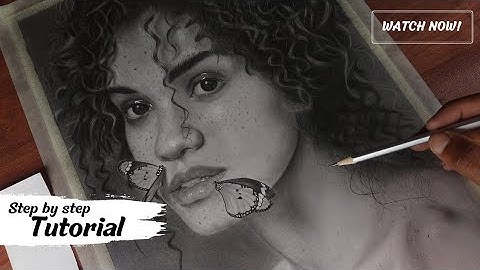 How to Draw photo realistic sketch of curly hair girl : A Step-by-Step Guide for Beginners