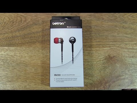 Unboxing of the Betron RK300 Noise Isolating Earphones