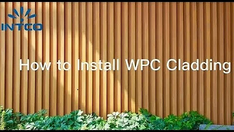 WPC Wall Cladding Installation - How to Install Composite Cladding - Tutorial by Intco Decor