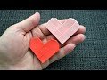 My paper heart  interesting origami for valentines day  tutorial diy by colormania