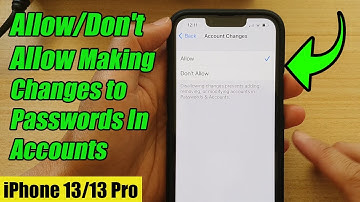 iPhone 13/13 Pro: How to Allow/Don