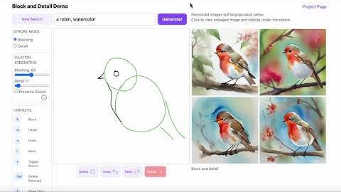Block and Detail: Scaffolding Sketch-to-Image Generation (UIST 2024) - Demo Instruction Video