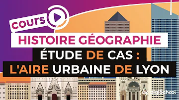 Quels sont les trois espaces de l'aire urbaine de Lyon ?