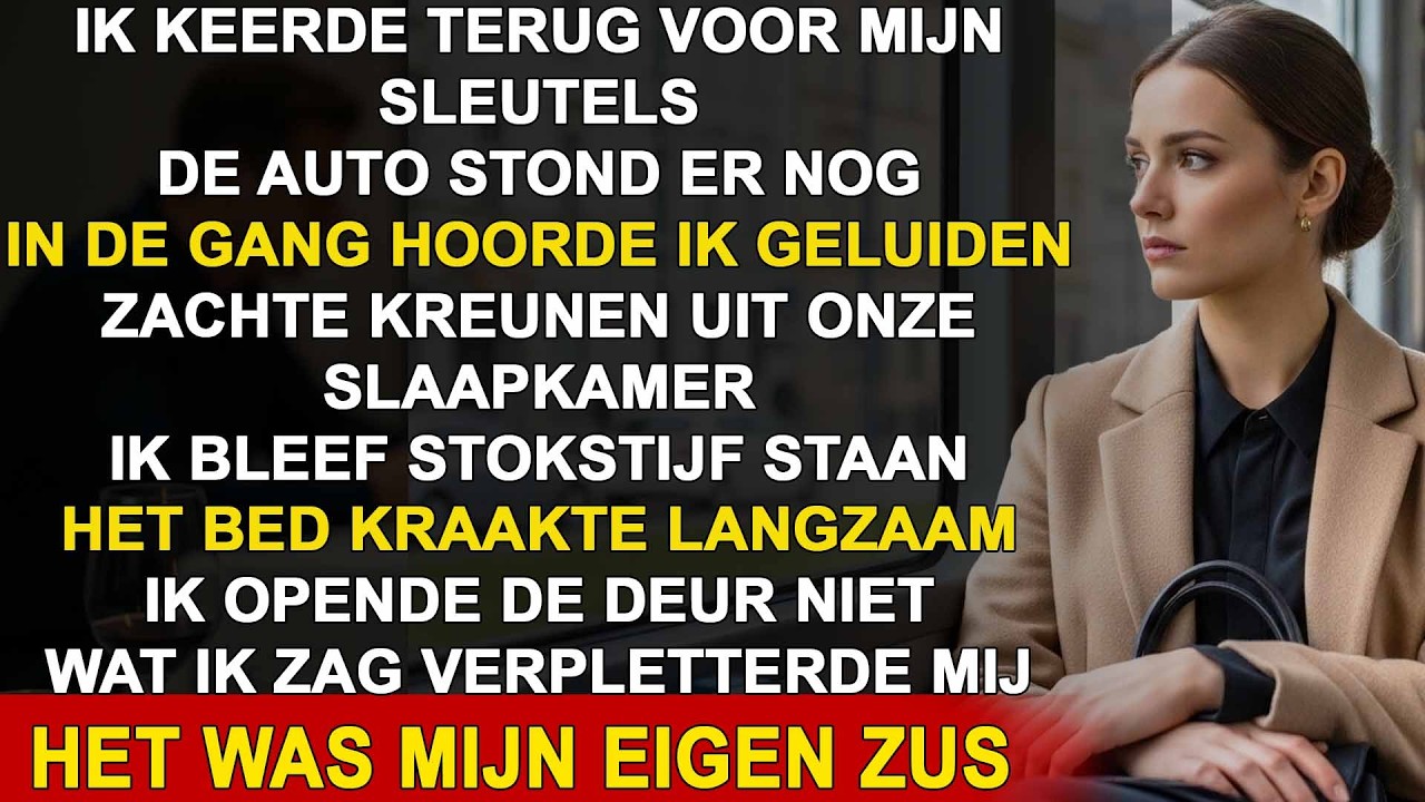 Ik haastte me naar huis om de sleutels te halen... maar het gekreun uit de slaapkamer onthulde.