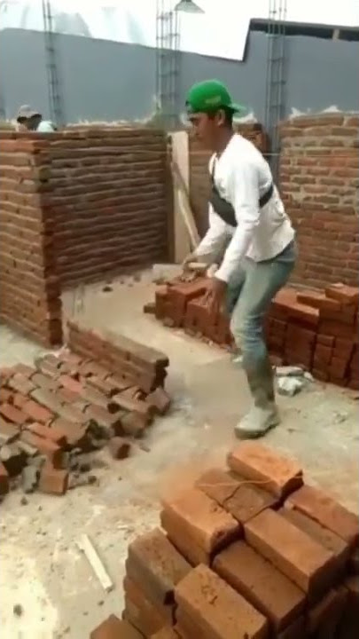 video lucu tukang bangunan kocak 🤣