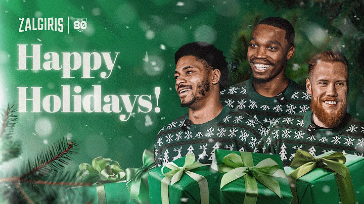 Happy Holidays! Who won the Žalgiris Christmas Challenge?