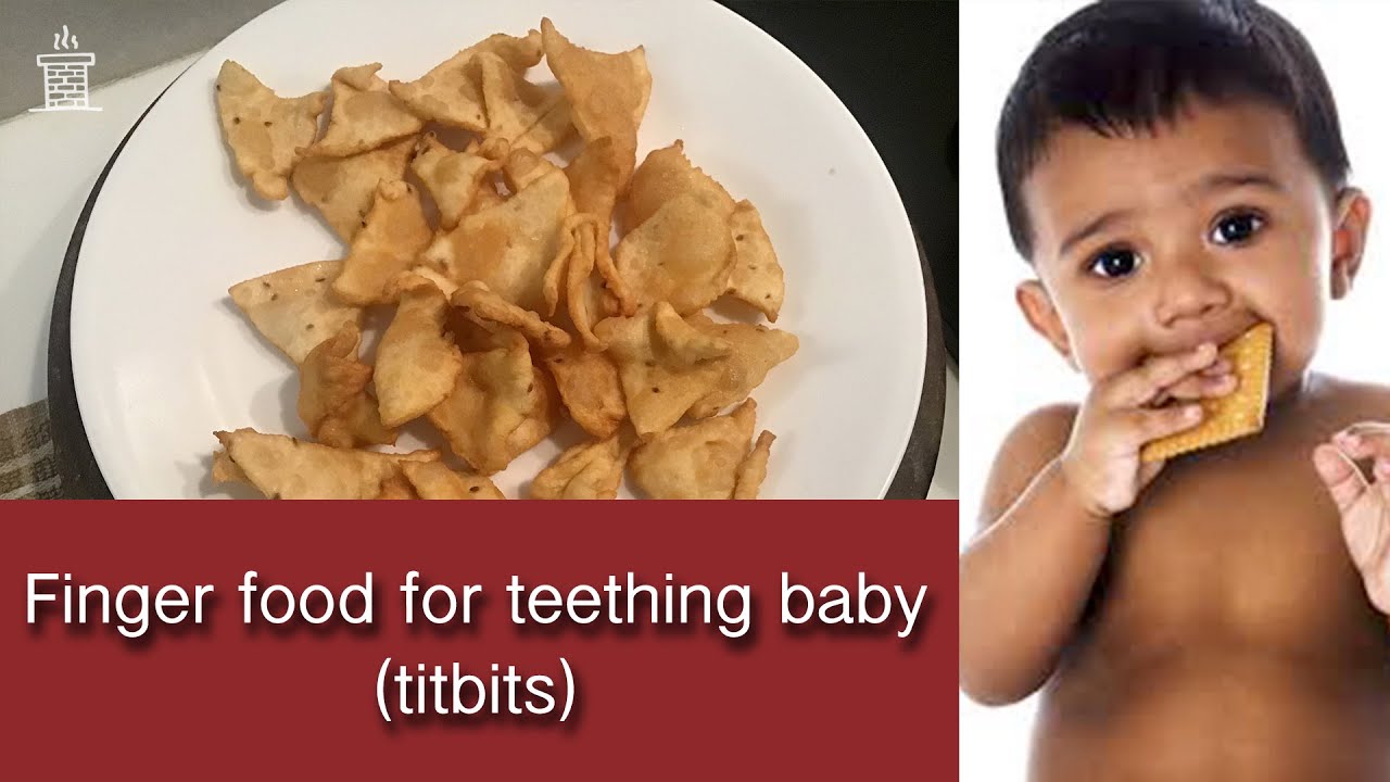 Finger food for teething baby titbits Recipe YouTube