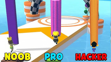 Noob Vs Pro and Hacker Shortcut Run 21 - 31 Up Level Gameplay 2021 Part 3