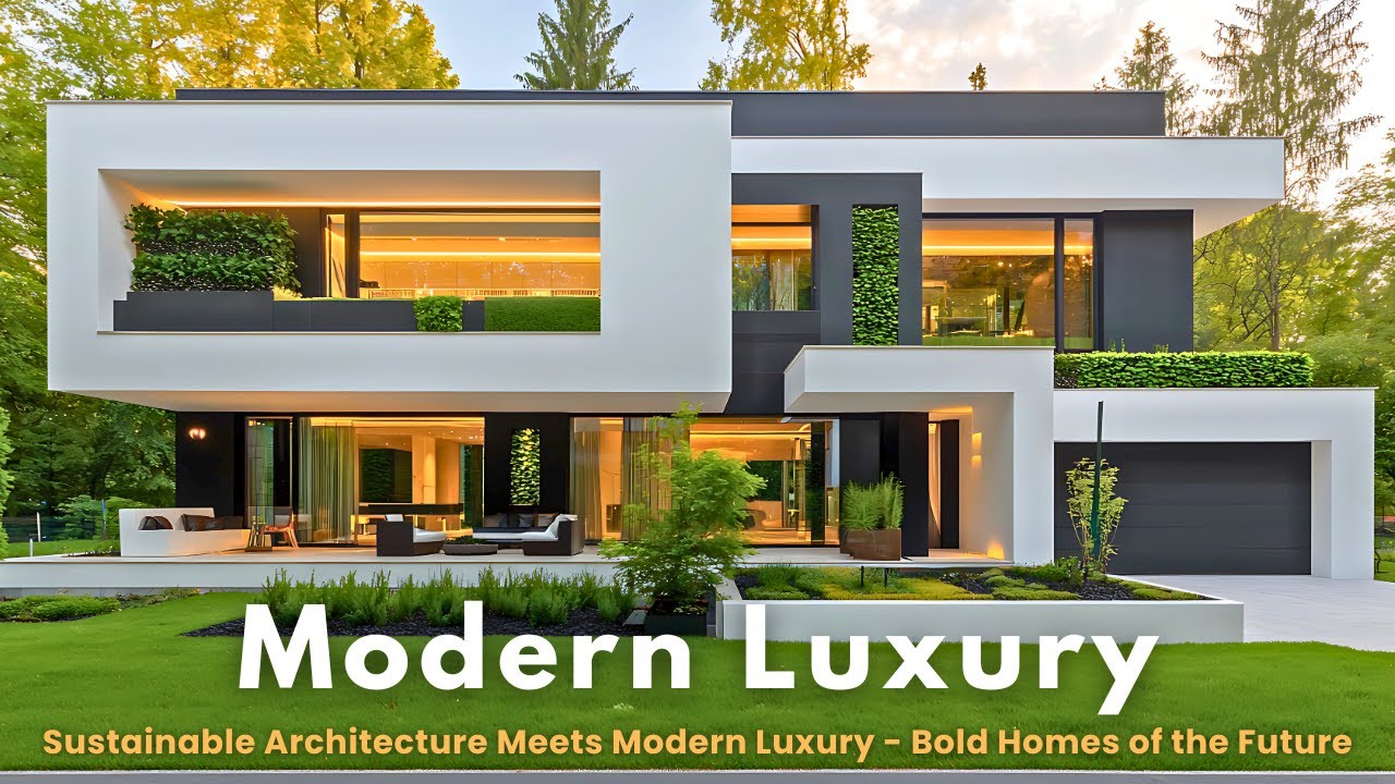 Bold Architecture for a Sustainable Tomorrow | Modern Luxury 2025 - YouTube