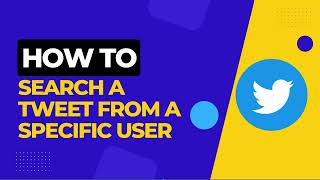How to Search about a Particular Topic from a Specific Twitter User