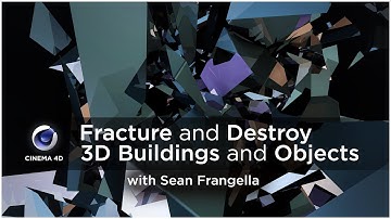Cinema 4D Fracture Tutorial - fracture and destroy objects in cinema 4D with dynamics and Thraussi