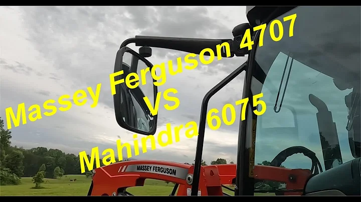 Massey Ferguson 4707 Cab vs My Mahindra 6075 Cab