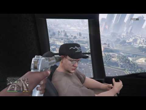 GTA V Helicopter crash in first person