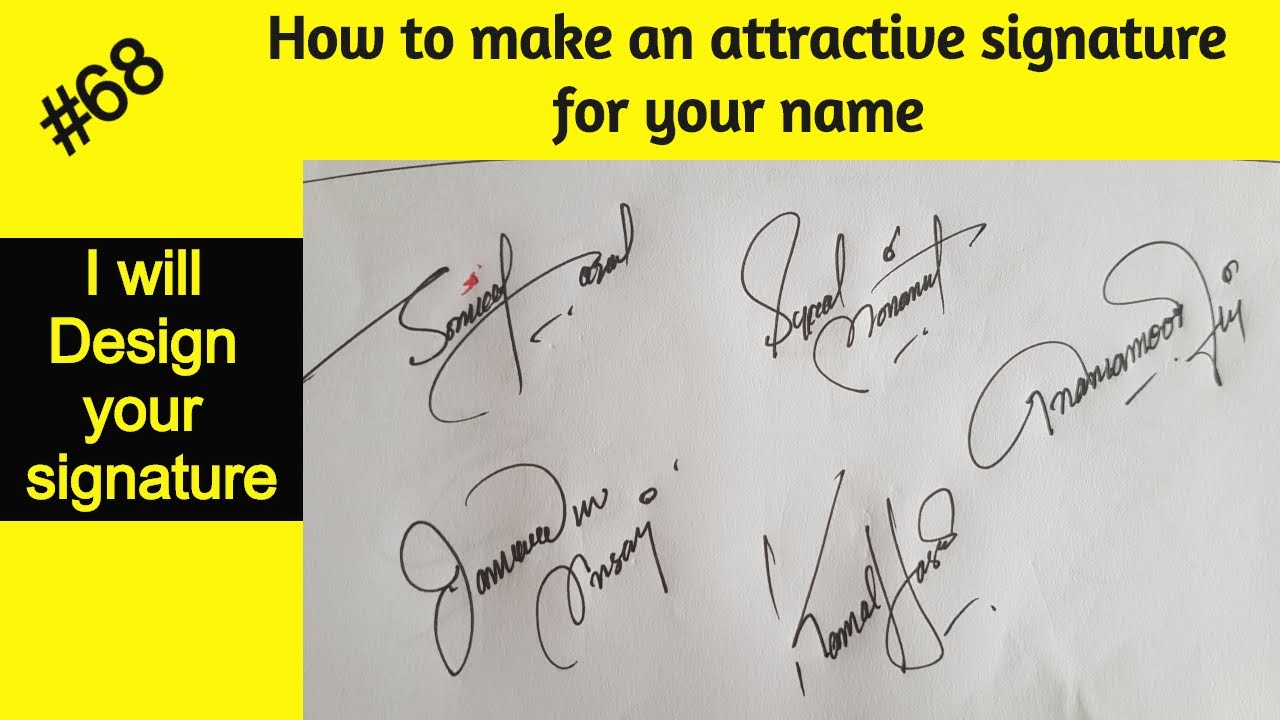 how to create your signature look