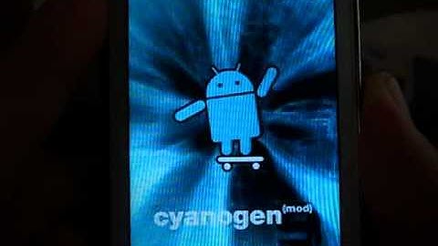 Cyanogenmod9 Boot Animation on Samsung Galaxy Y