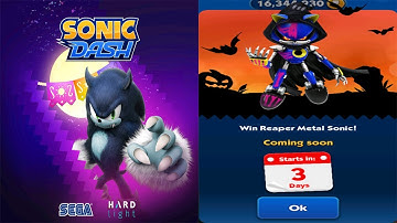 Sonic Dash New Event Update with Reaper Metal Sonic Coming Soon - Werehog vs Vampire Shadow Gameplay