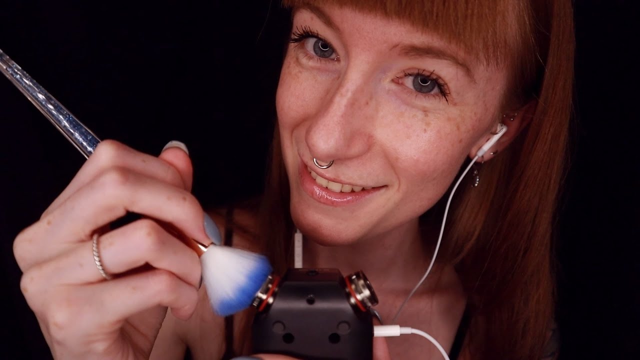 ASMR ⚡️ Cleaning Your Ears with BLUE Items Before You Sleep Soft