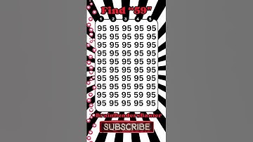 😄Make A Wish When You Find "59" Advanced: Find The Odd 1. #findthedifference #youtubeshorts #shorts