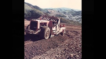 Euclid/Terex classic machinery: The Terex TS-18 motor scraper