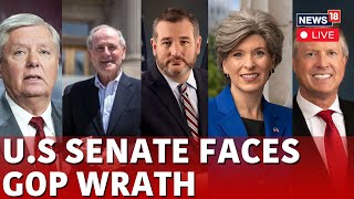 US Senate Republicians LIVE | Senate Republicians Speak On Restrictions On Weapons For Israel | N18L