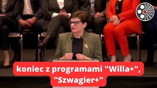 Katowice: Krystyna Szumilas - koniec z programami "Willa+", "Szwagier+"