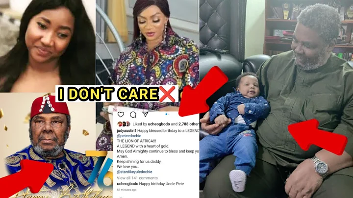 May Edochie Ignores Pete Edochie 76th Birthday As Judy Austin Celebrate Father In-law Massively
