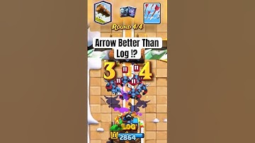 Houtblok vs. Pijlen: Welke spreuk is beter? (Swarms Test!) | Clash Royale #Shorts #clashroyale