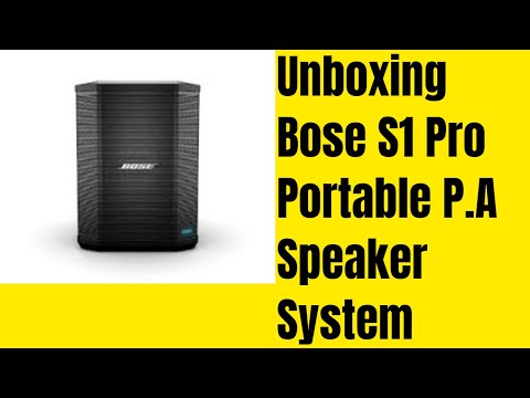 Bose S1 Pro+ Unboxing #bose #paspeaker #partyspeaker