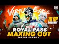 C6s18 a7 royal pass maxing out  10 rp giveaway   pubg mobile 