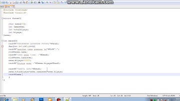 tutorial program c++ dengan menggunakan struct