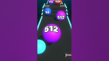 Best Mobile Game -  Ball Run 2048  Gameplay walktrough android iOS