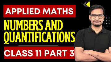 Class 11 Applied Maths Chapter 1 | Numbers and Quantification | Logarithm | New Session 2023-24