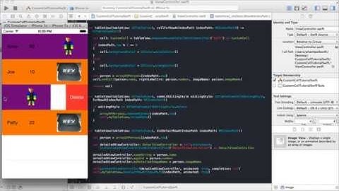 Xcode 6.0 - Custom Cell for TableView - Swift