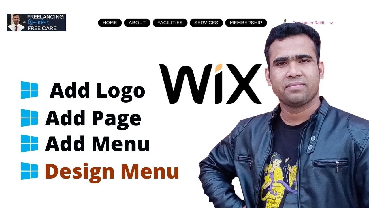 How To Add Menu In Wix Website How To Design Menu In Wix Website 